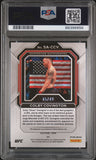 Colby Covington 2023 Panini Prizm Blue Auto #45/49 PSA 10 Gem