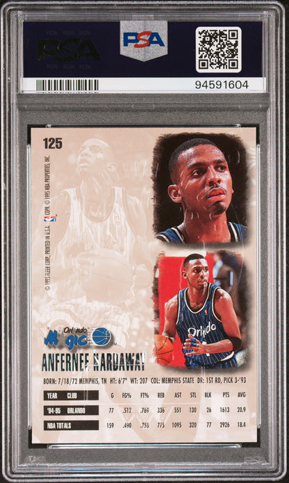 Anfernee Hardaway 1995 Ultra #125 Gold Medallion PSA 8 Nm-Mint