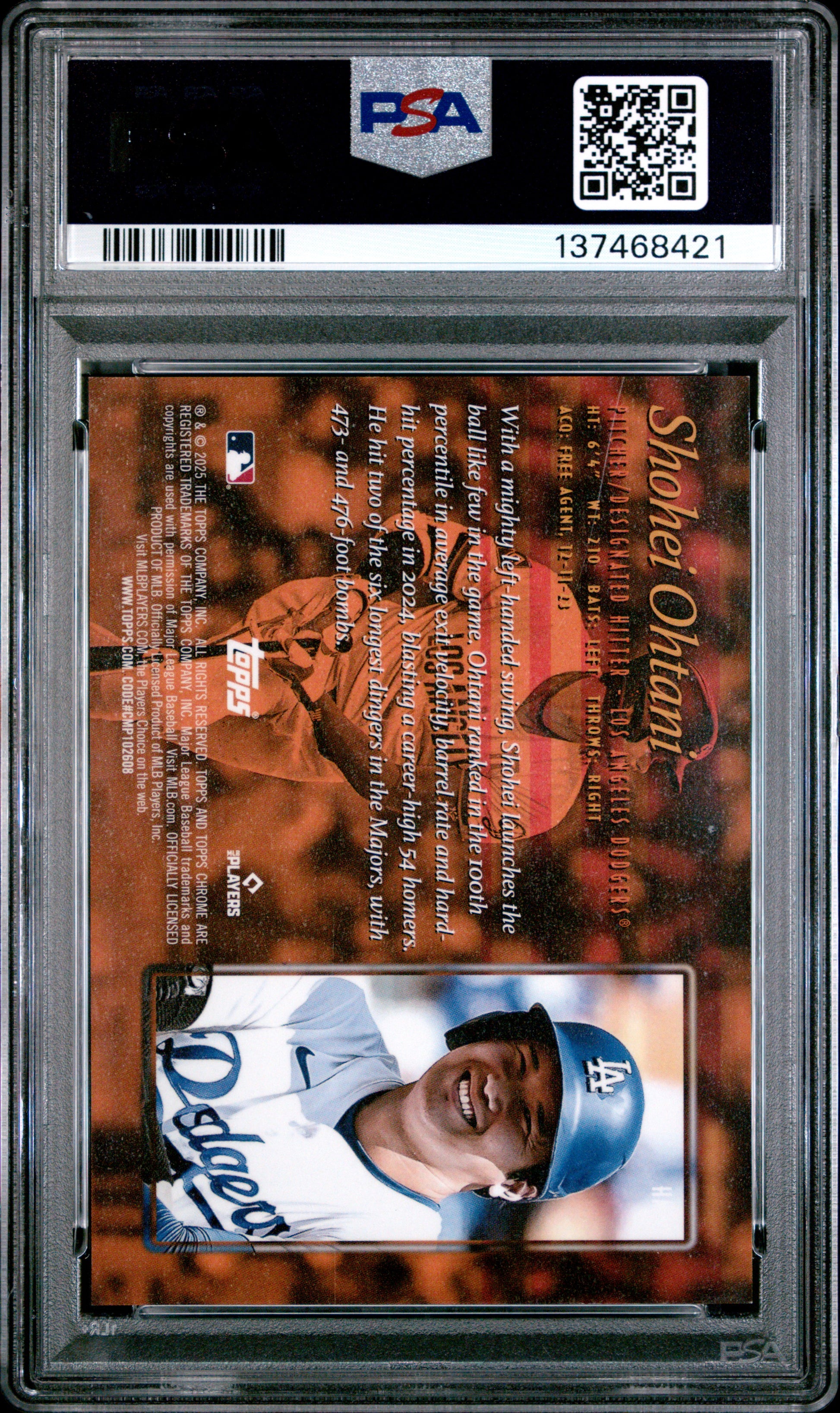 Shohei Ohtani 2025 Topps Chrome Hobby Masters #HM3 PSA 10 Gem Mint