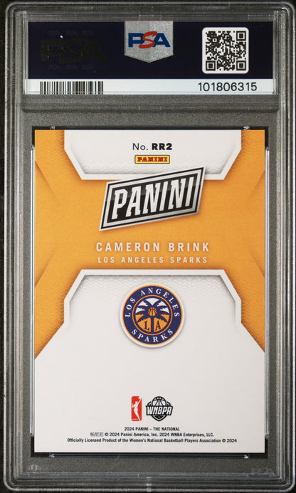 Cameron Brink 2024 Panini National Silver Pack #95/99 PSA 9 Mint