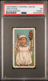 Jake Stahl 1909-11 T206 Sweet Caporal 350/30 Glove Shows PSA 1.5 Fair MK