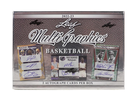 2022-23 Leaf Multigraphics Basketball Hobby Box