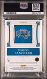 Paolo Banchero 2022 Panini NAtional Treasures Triple Patch Auto #70/99 PSA 9 Auto 10