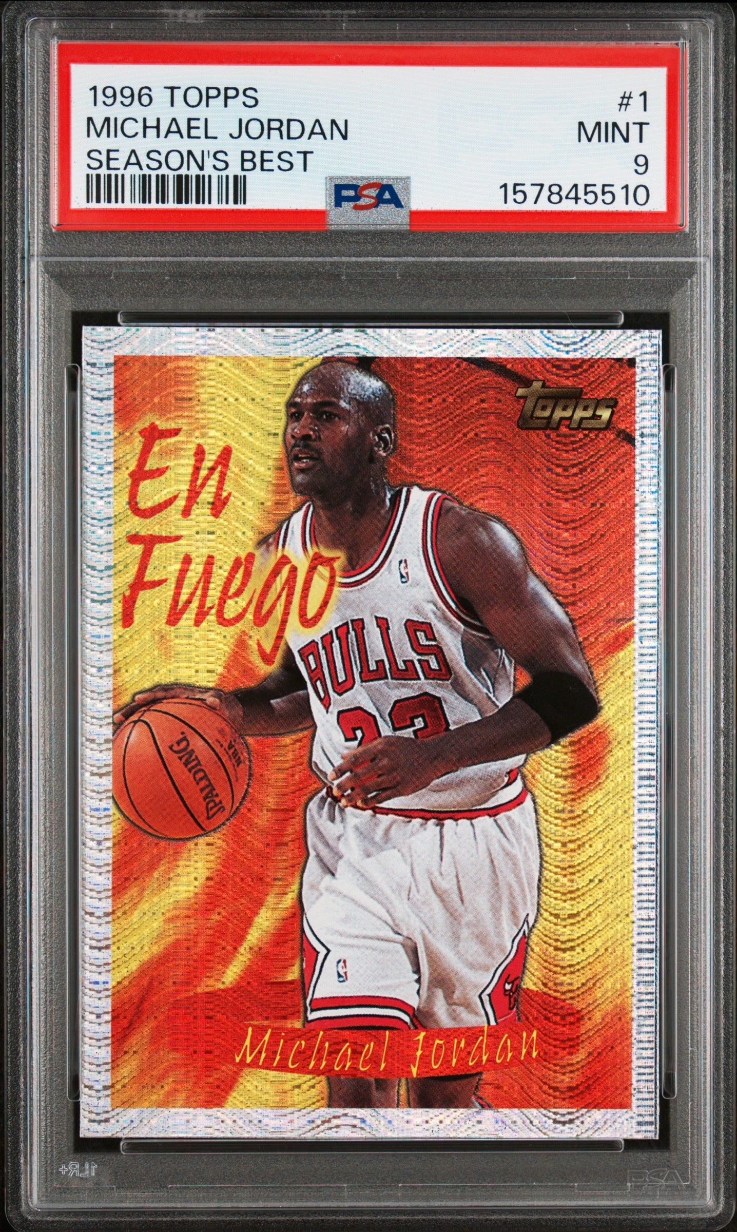 Michael Jordan 1996 Topps Seasons Best #1 PSA 1 Mint