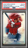 Shoihei Ohtani 2018 Topps Chrome Update International Affair PSA 10 Gem Mint