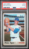 Nolan Ryan 1970 Topps #712 PSA 2 Good