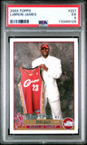 LeBron James 2003 Topps Rookie #221 PSA 5 EX 9128