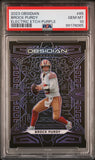 Brock Purdy 2023 Panini Obsidian Electric Etch Purple #5/75 PSA 10 Gem Mint