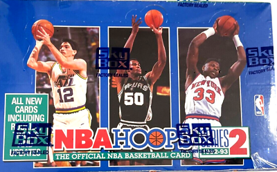 1992-93 Skybox NBA Hoops Series 2 Basketball Box