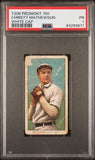 Christy Mathewson 1909-11 T206 Piedmont 150 White Cap PSA 1 Poor