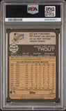 Mike Trout 2022 Topps Heritage Real One Red Ink Auto #7/73 PSA 9 Auto 10