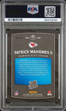 Patrick Mahomes 2017 Donruss Optic #177 Holo PSA 9 Mint 0046