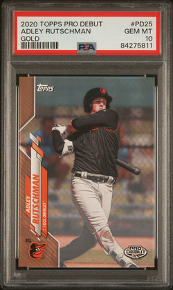 Adley Rutschman 2020 Topps Pro Debut Gold #35/50 PSA 10 Gem Mint