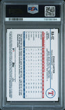 Evan Carter 2024 Topps Chrome Rookie Autograph PSA 10 Auto 10
