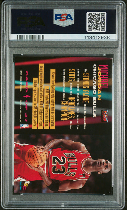 Michael Jordan 1993 Topps Stadium Club Beam Team PSA 6 Ex-Mint