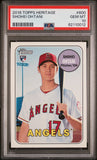 Shohei Ohtani 2018 Topps Heritage #600 PSA 10 Gem Mint 0012