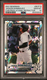 Jasson Dominguez 2021 Bowman Chrome Atomic Refractor PSA 10 Gem Mint