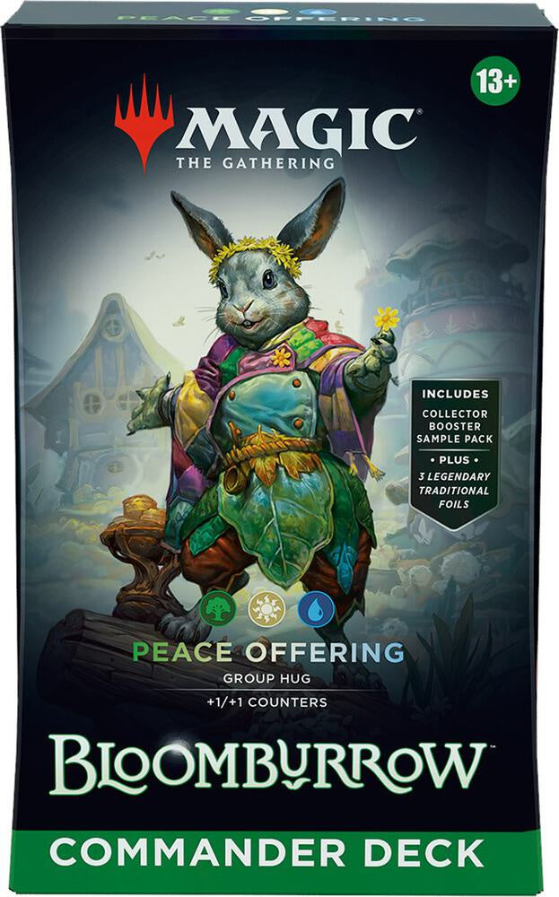 Mtg Offering Magic The Gathering Bloomburrow Peace Offering Commander Deck – Three ...