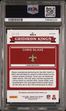 Chris Olave 2022 Donruss Optic Rookie Gridiron Kings Auto #19/99 PSA 10 Gem Mint