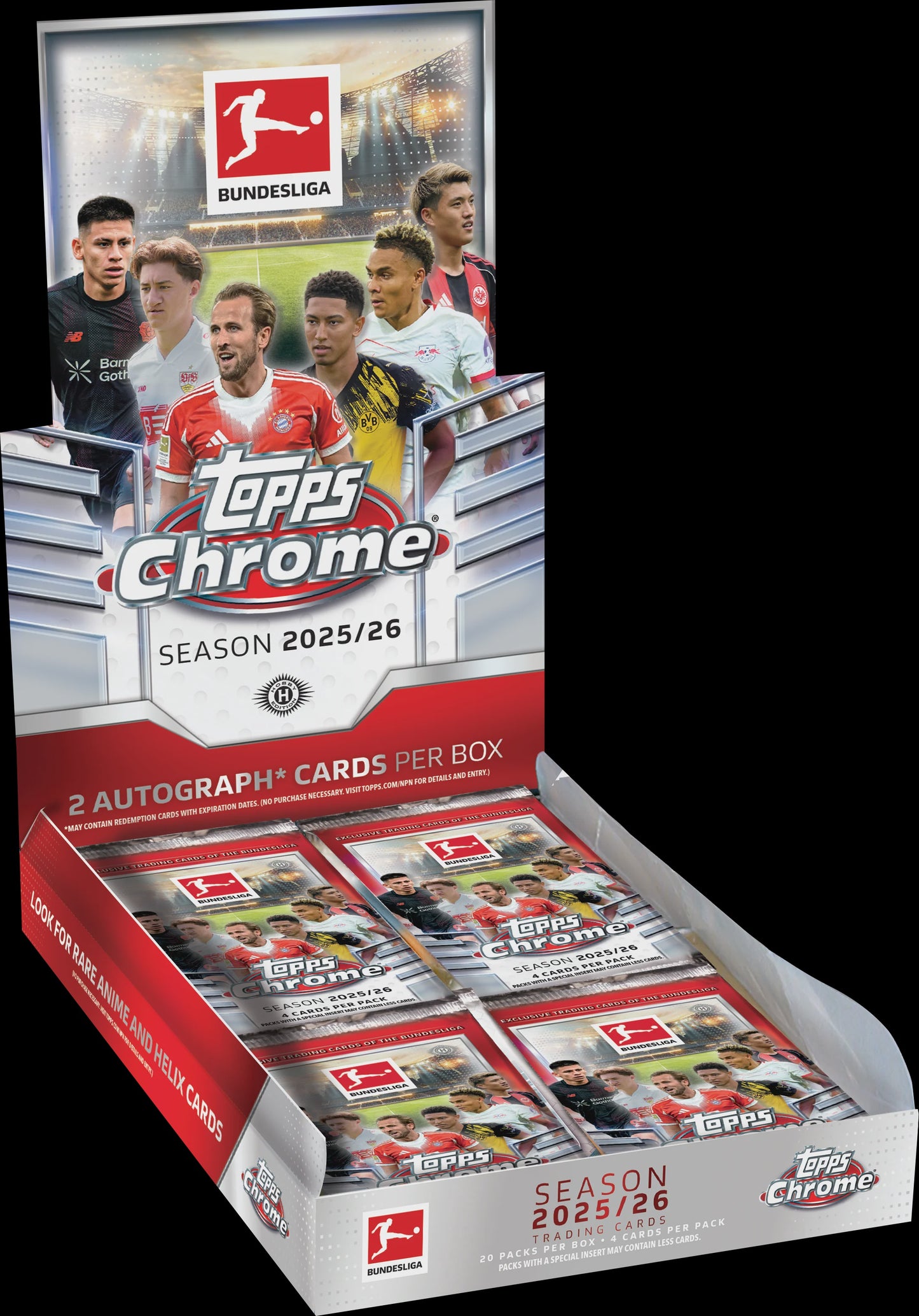 2025-26 Topps Chrome Bundesliga Soccer Hobby Box