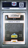 Nikola Jokic 2015 Panini Excalibur Team 2020 Rookie PSA 10 Gem Mint