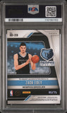 Zach Edey 2024 Panini Prizm Blue Shimmer FOTL Rookie Auto #6/25/25 PSA 10 Auto 10