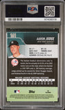 Aaron Judge 2022 Stadium Club Chrome Gold Minted #161 PSA 10 Gem Mint