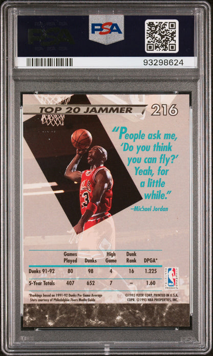 Michael Jordan 1992 Fleer Ultra #216 PSA 10 Gem Mint