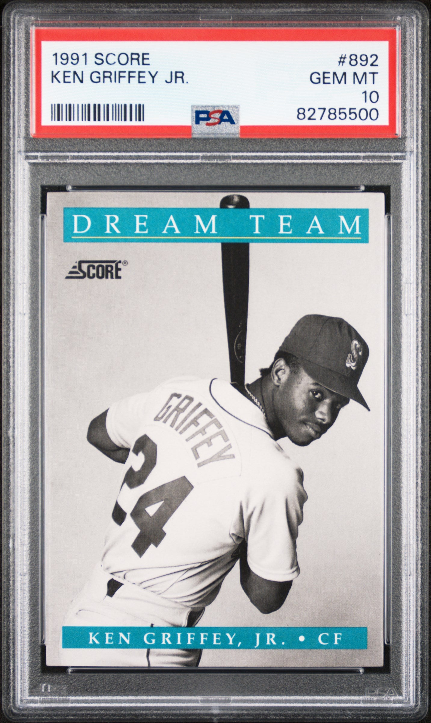 Ken Griffey Jr. 1991 Score #892 Dream Team PSA 10 Gem Mint