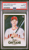 Shohei Ohtani 2018 Topps Gallery #116 PSA 10 Gem Mint