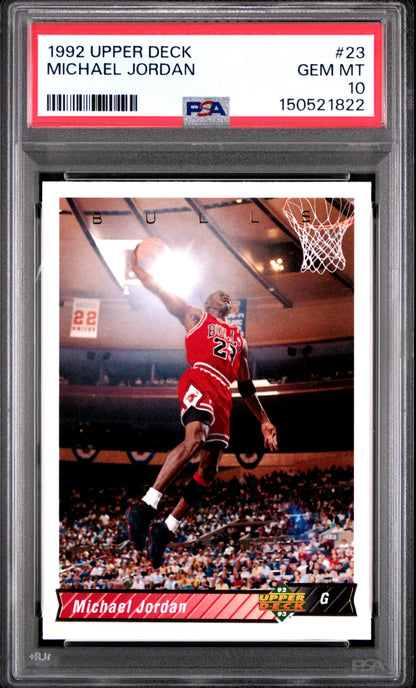 Michael Jordan 1992 Upper Deck #23 PSA 10 Gem Mint 1822