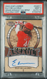 Elly de la Cruz 2024 Leaf Lumber Grain Assault Auto #22/35 PSA 9 Auto 10