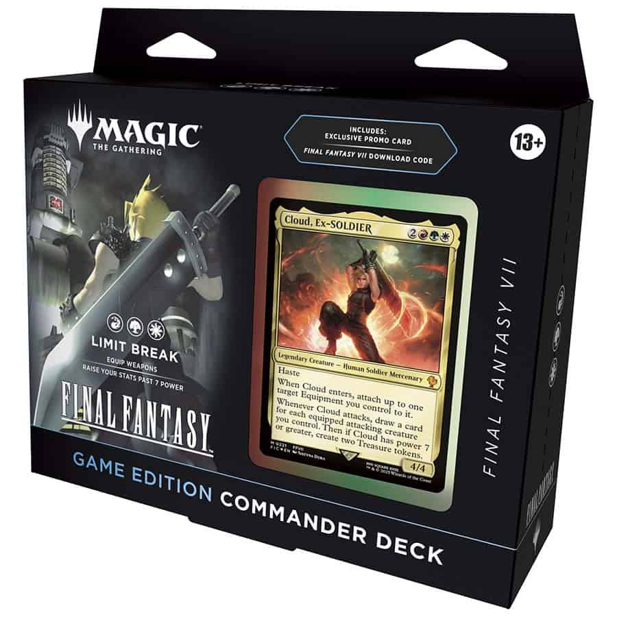 Magic The Gathering Final Fantasy VII Limit Break Game Edition Commander Deck