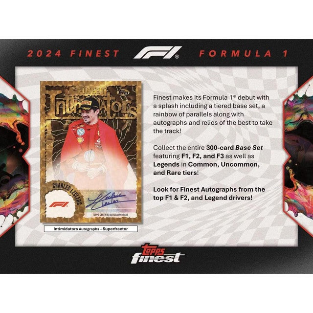 2024 Topps Finest F1 Formula 1 Hobby Box