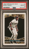 Barry Bonds 1993 Topps Black Gold #1 PSA 10 Gem Mint