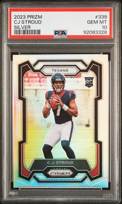 C.J. Stroud 2023 Panini Prizm #339 Silver Prizm #339 PSA 10 Gem Mint