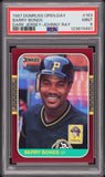 Barry Bonds 1987 Donruss Opening Day Johnny Ray Error #163 PSA 9 Mint