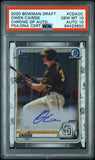 Owen Caissie 2020 Bowman Draft Chrome Auto PSA 10 Auto 10