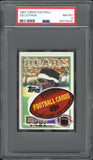 1983 Topps Football Cello Pack with Walter Payton on Top PSA 8 Nm-Mint