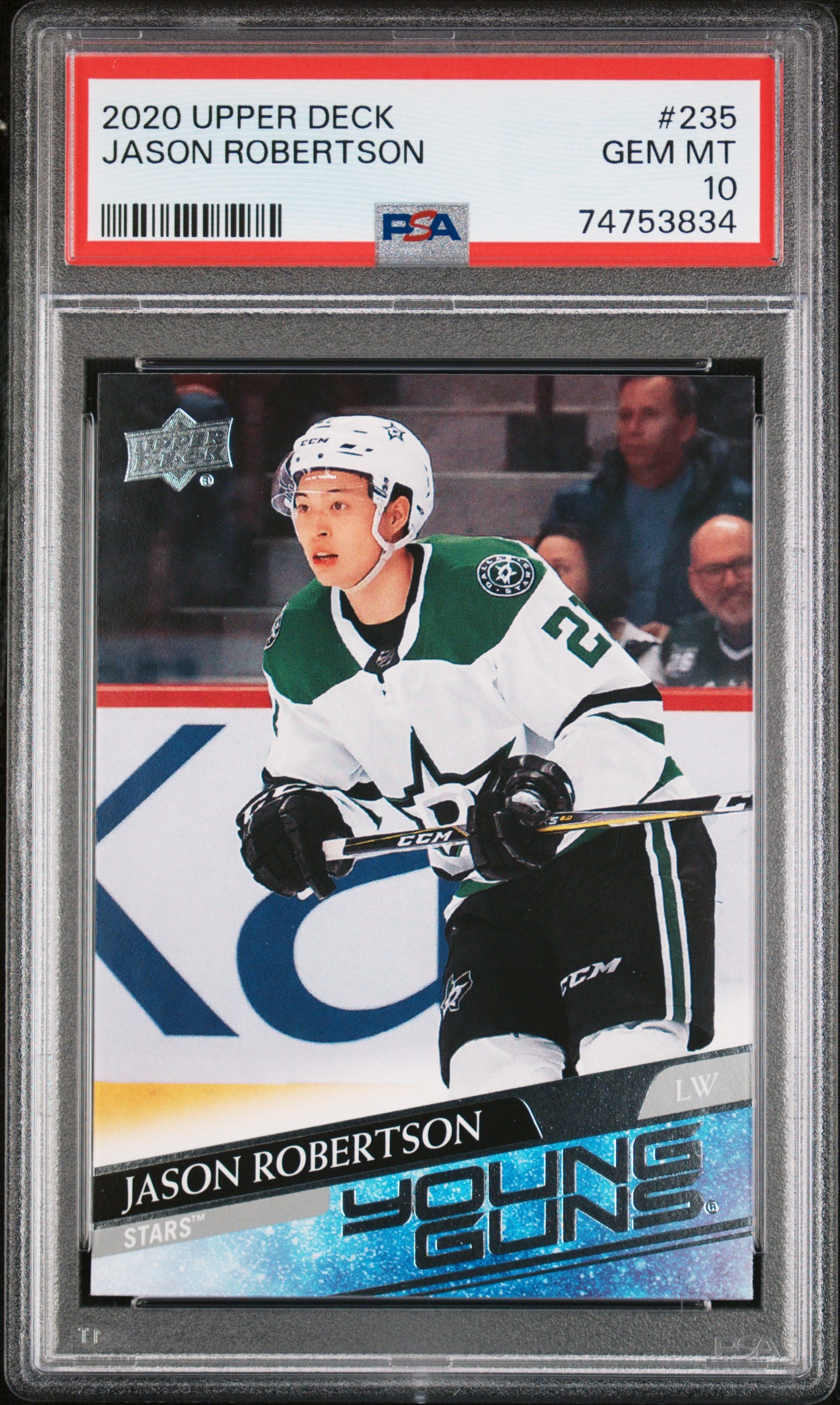 Jason Robertson 2020 Upper Deck Rookie #235 PSA 10 Gem Mint 3834