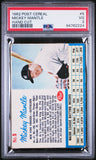 Mickey Mantle 1962 Post #5 PSA 3 Very Good