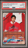 Shohei Ohtani 2018 Topps Opening Day Rookie #200 PSA 10 Gem Mint 0436