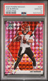 Joe Burrow 2020 Panini Mosaic #201 Camo Pink PSA 10 Gem Mint