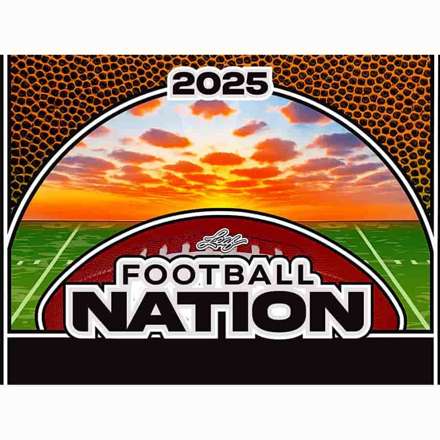 2025 Leaf Football Nation Jumbo Hobby Box