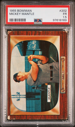 Mickey Mantle 1995 Bowman #202 PSA 1.5 Fair