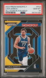 Luka Doncic 2023 Panini Prizm Monopoly #PS3 Black Gold #3/5 PSA 10 Gem Mint