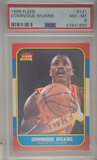 Dominique Wilkins 1986 Fleer Rookie #121 PSA 8 Nm-Mint 1660