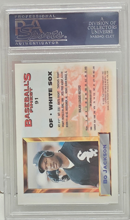Bo Jackson 1993 Topps Finest #91 PSA 10 Gem Mint