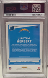Justin Herbert 2020 Donruss Optic Holo Rookie #153 PSA 10 Gem Mint