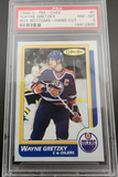 Wayne Gretzky 1986 O-Pee-Chee Box Bottoms PSA 8 Nm-Mint